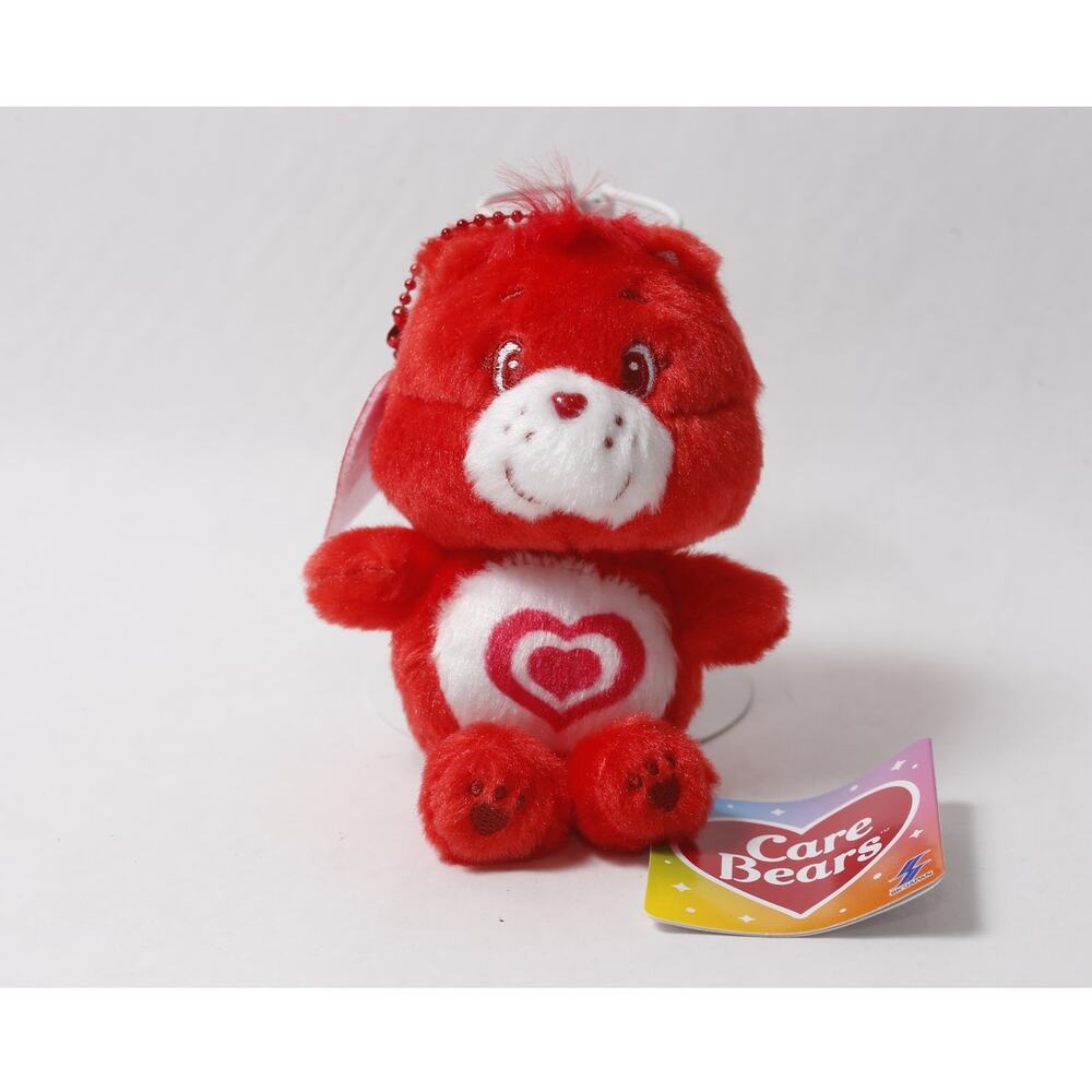 2025 Cloudco Japan Care Bears All My Heart Bear Red Plush Charm ~ 260826-WH 1252
